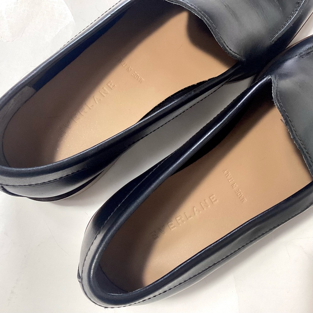 Everlane The Modern Loafer Black Leather Sz 6 - Picture 9 of 15